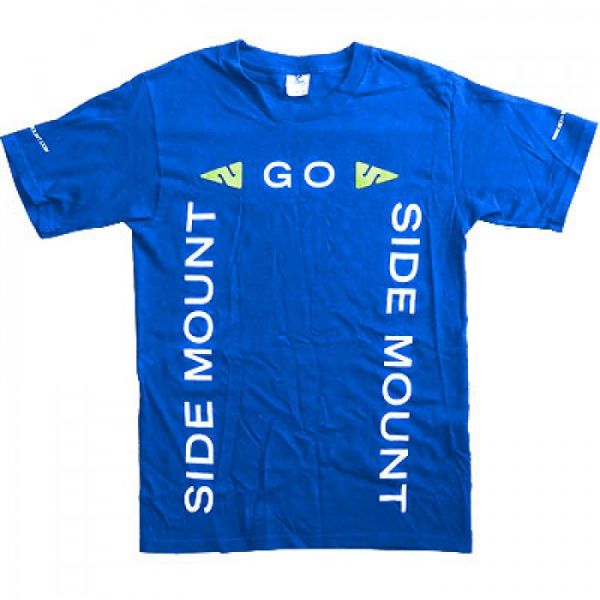 Go Side Mount T-Shirt Royal Blau