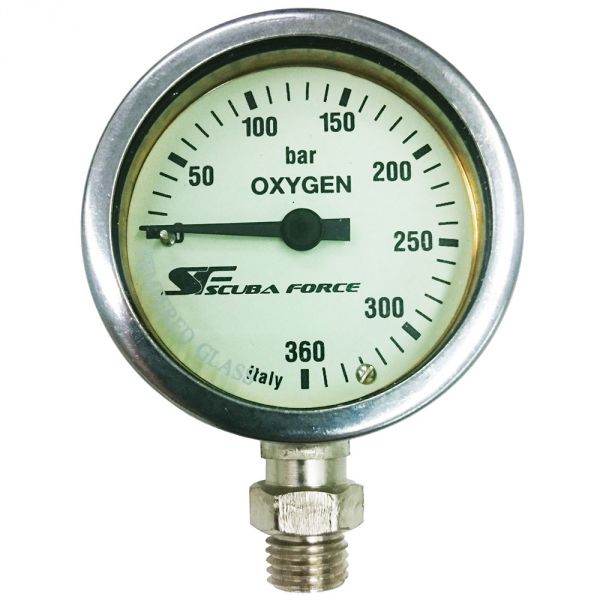 Scubaforce Finimeter 52mm 360 bar OXYGEN