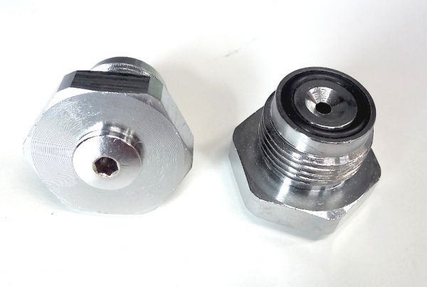 Blindstopfen G 5/8" - 200 bar mit Druckentlastung