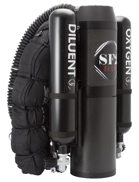 SF-2 Rebreather Backmount "Ready to Dive"