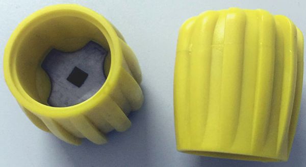 Handrad für Polaris Ventile Gelb (Rubber Knob Yellow)